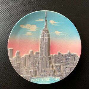 Vintage New York City Souvenir Plate | New York City Wall Art | Kitsch